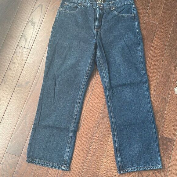 RedHead Men's Straight Leg Jeans Denim Mid Rise Dark Wash Blue Size 34x30‎ - Picture 2 of 8